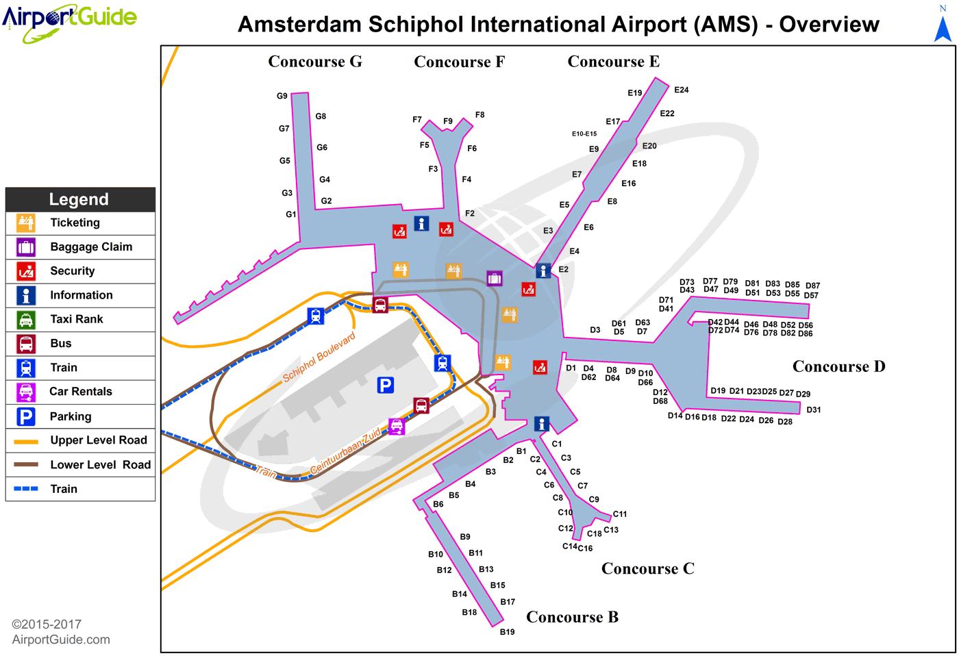 kart over schiphol flyplass Schiphol gate kart   Kart over schiphol flyplass gates (Nederland)